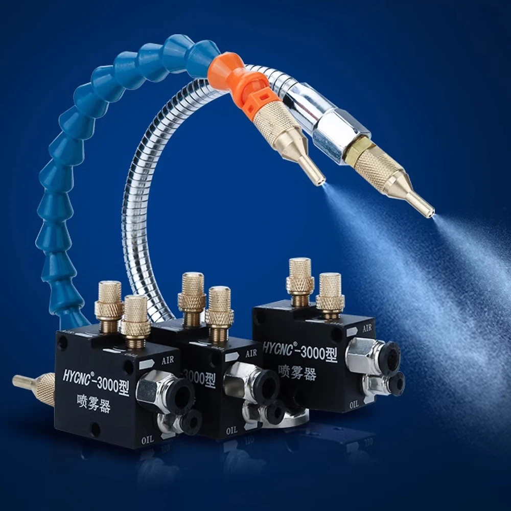 High Quality CNC Mist Coolant System Hoses Cooling Lathe Milling Drill Tool Lubrication Spray Unit Engraving Machine