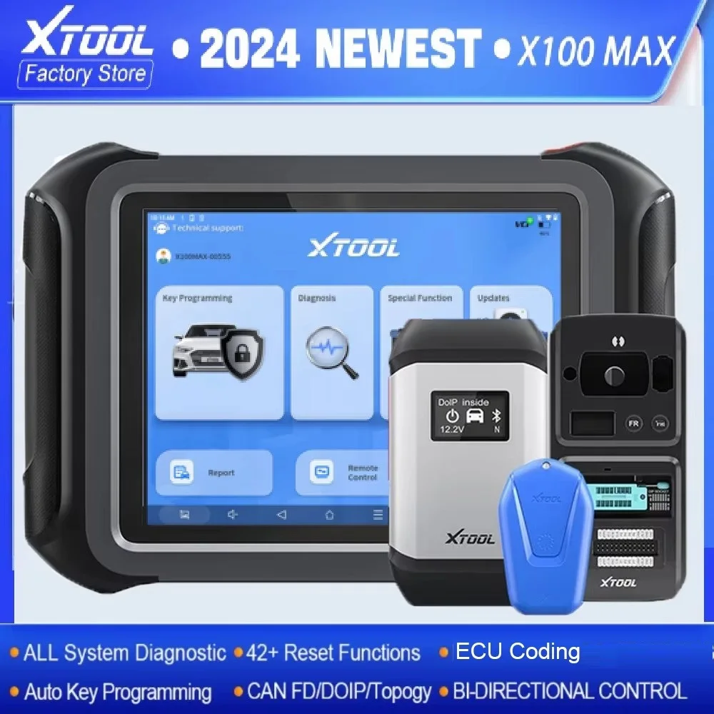 XTOOL D8W – Najlepszy programator kluczy do samochodów z funkcją pełnej obsługi systemu i resetu ECU