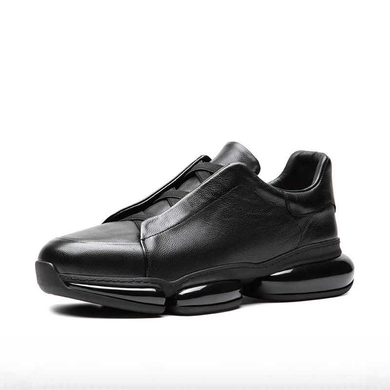 

Men'S Cowhide Natural Leather Casual Shoes Comfortable Classic Moccasins Men Luxury Footwear On Sale