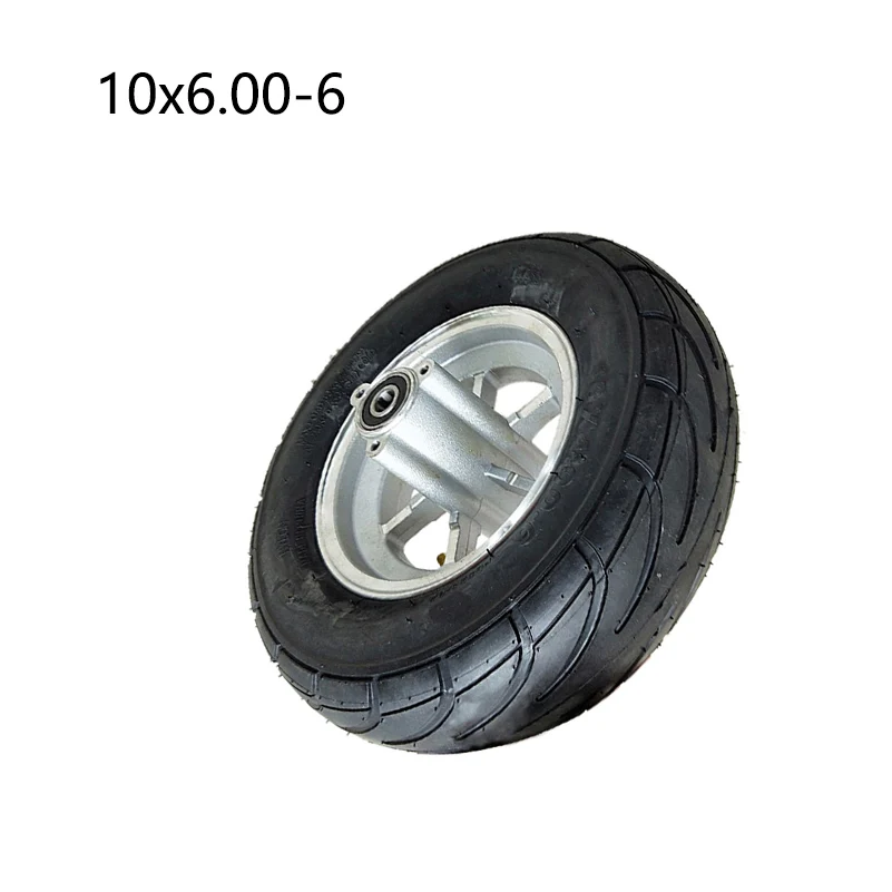 

The new 10x6.00-6 vacuum tire disc brake hub 6 stems is suitable for electric vehicle tires, thickened and wear-resistant