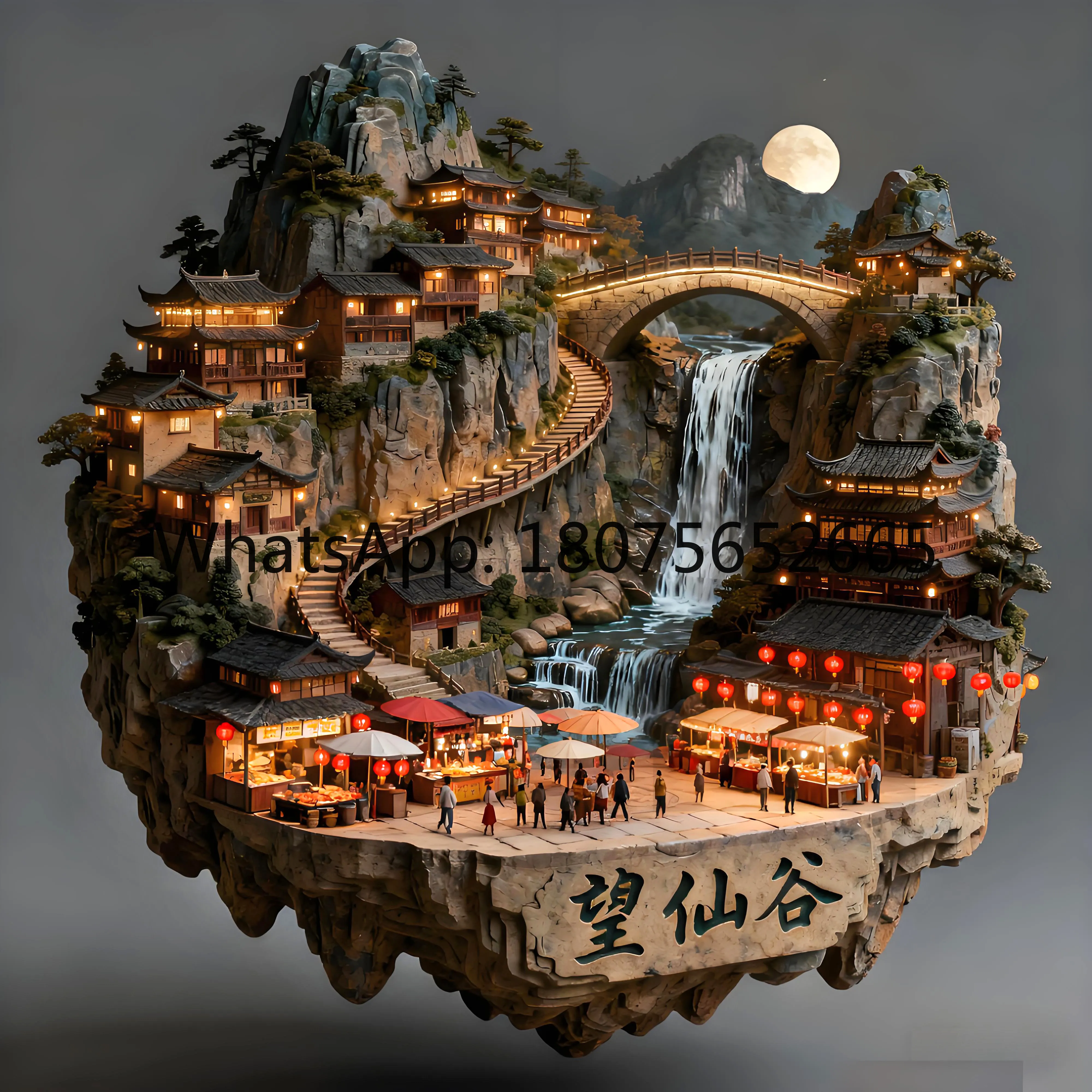 Wangxian valley metal refrigerator sticker shangrao tourist attraction souvenir