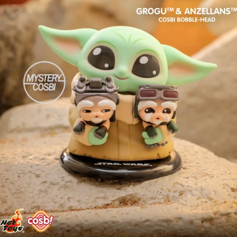Hot Toys Star Wars The Mandalorian And Grogu Blind Box Cosbi Bobble-Head Collegion Modell-Ornament-Spielzeug Mystery Box Geschenk