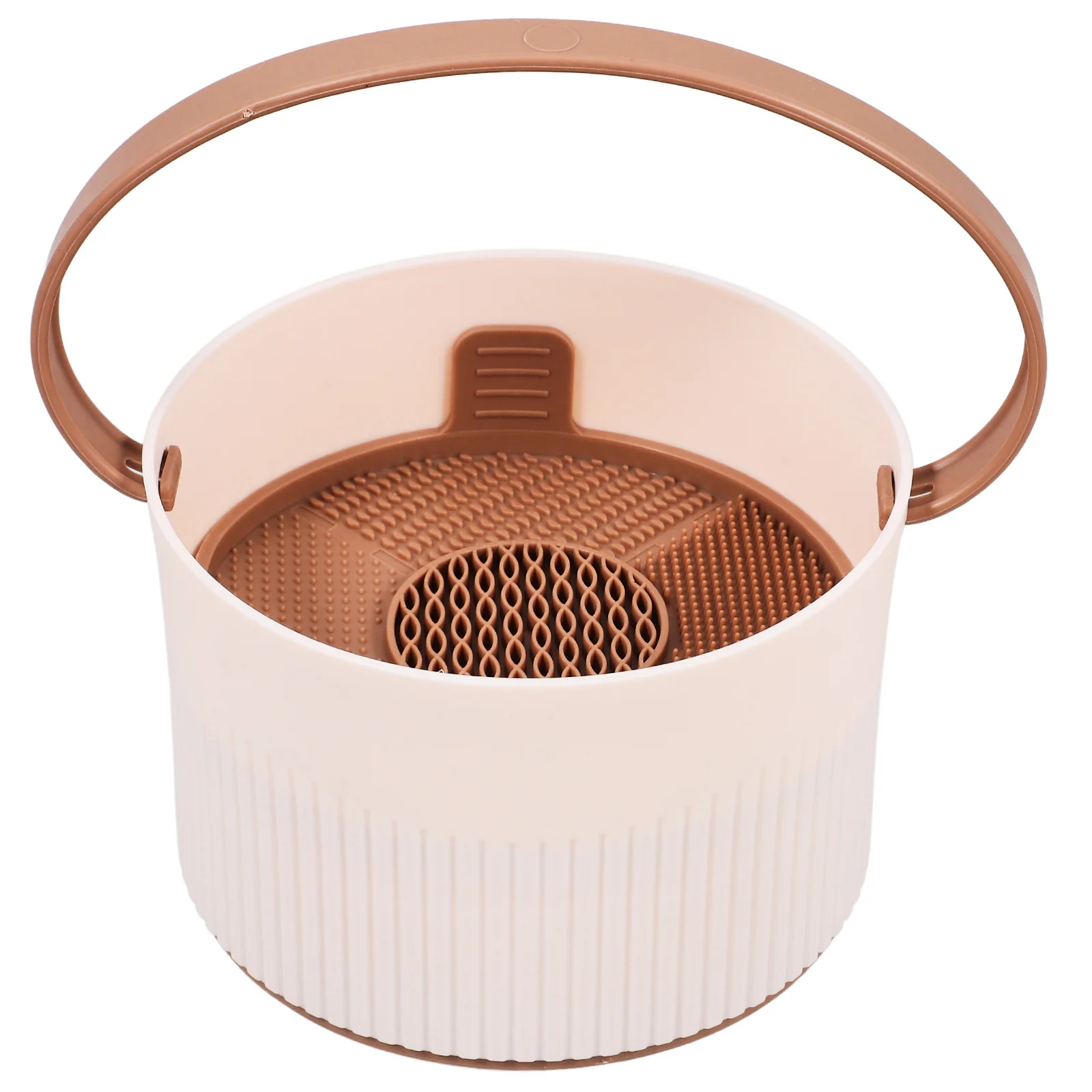 Silikon Pinsel Reiniger Schüssel Make-Up Reinigung Werkzeug Tpr Pp Material Tragbare Für Pinsel Waschen Trocken Halter