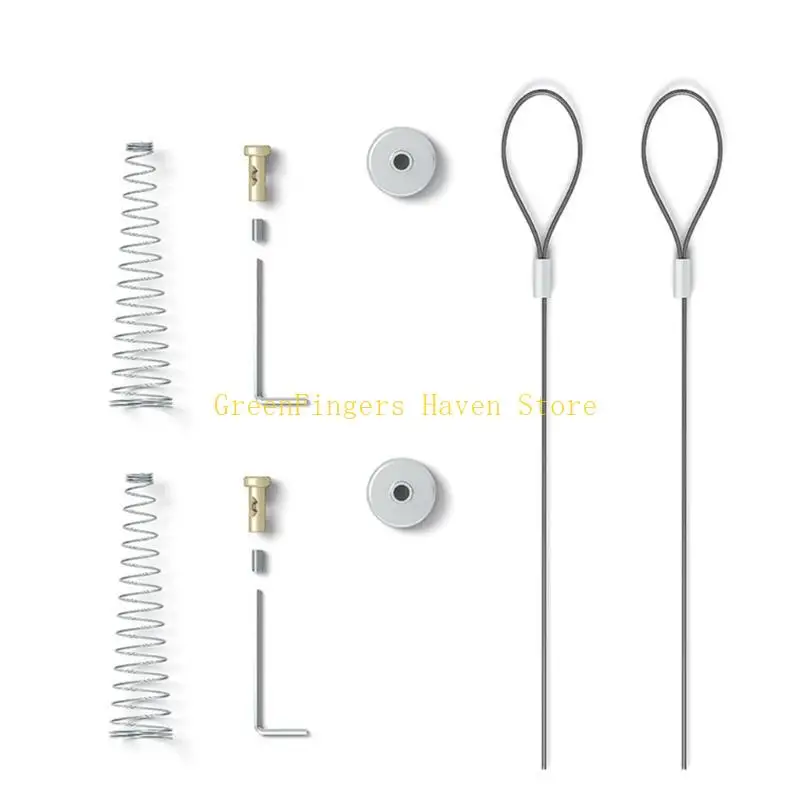F68D dễ dàng cài đặt Cổng Latchs Kéo tập hợp với Spring và Xi lanh 2 Đặt phần cứng phụ kiện để nâng cấp cửa nhanh