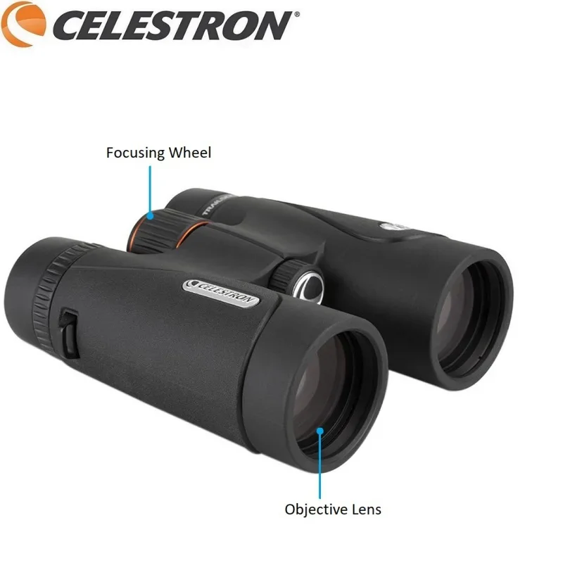 Celestron Trailseeker 10X4 2/8X42 Ed Binoculars High Index Bak4 Prism Di-Electric Phase-Corrective Coating For Hunters And Skipp