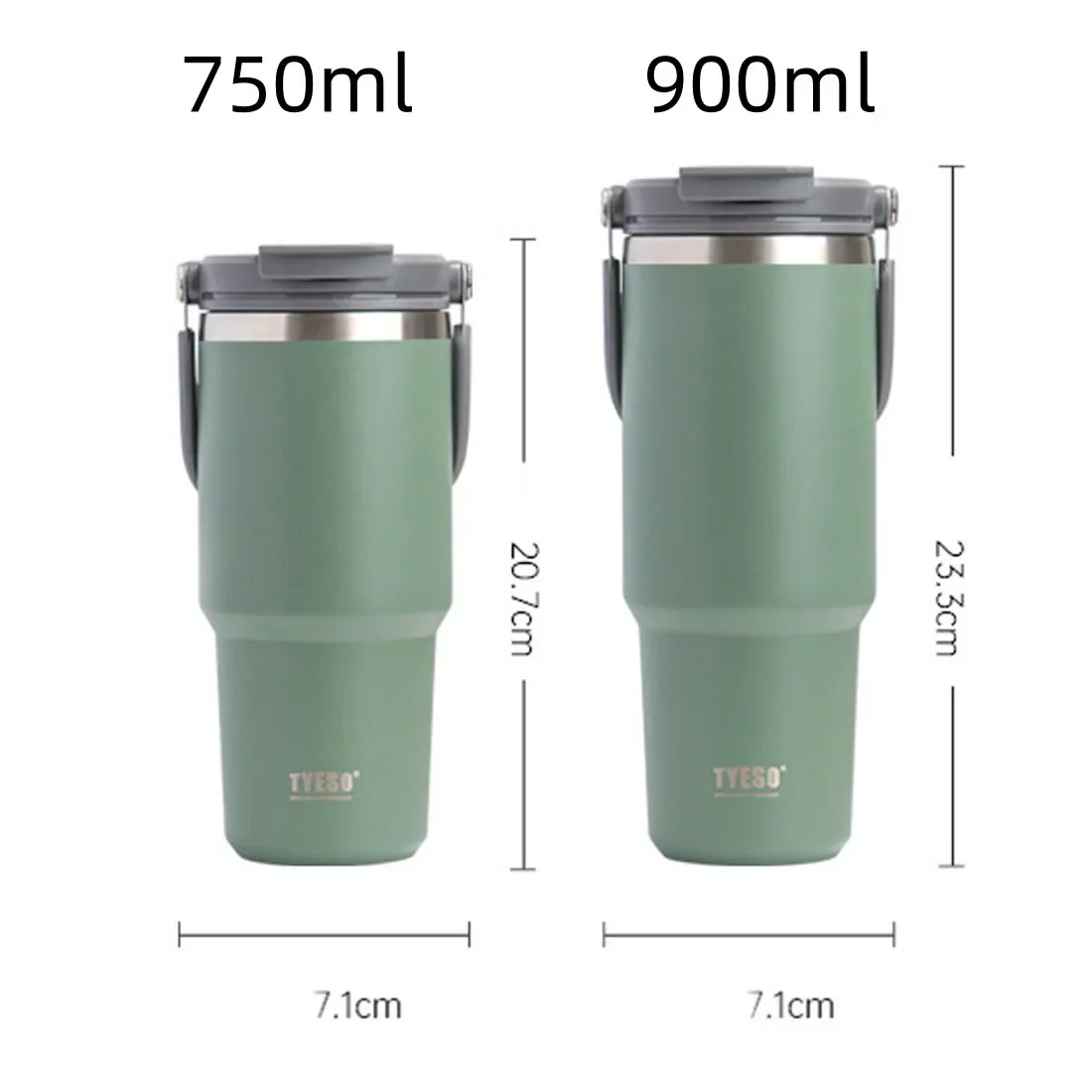 Stainless Steel Coffee Cup Cold And Hot Double-layer Insulated Cup Tumbler Thermo Water Bottle Car Travel Mug Vacuum Flask