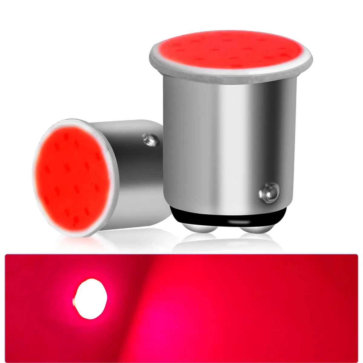 2/10/20/50 stücke Leistungsstarke COB LED Kleine Lampen 1156 BA5S P21W 1157 BAY15D P21/5W Auto Blinker Bremse Reverse Stop Backup Lichter
