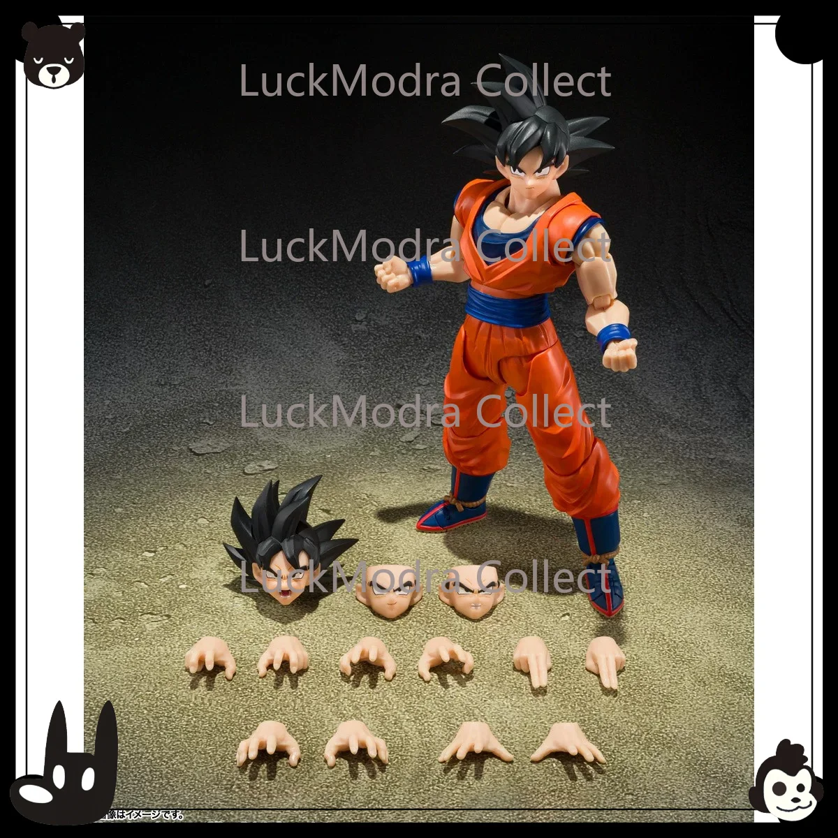 

Spot, Bandai SHF Brunette Goku Vegeta 3.0 Kind Saiyan Forever Hero Dragon Ball Finished Figure