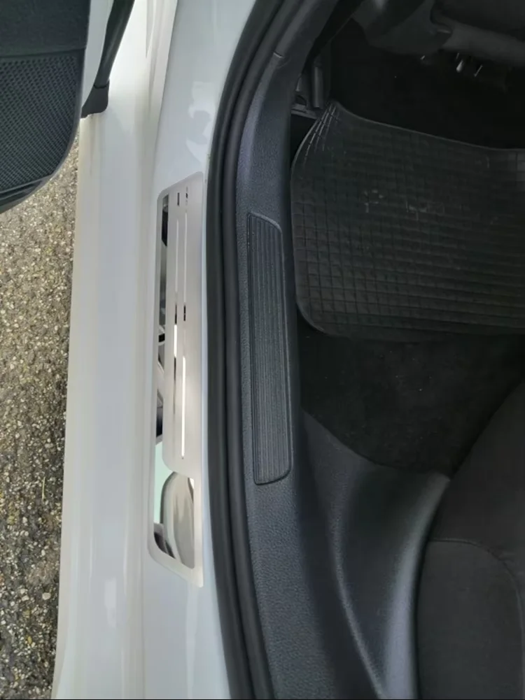 ل BYD دولفين EA1 Atto 2 2021 2022 2023 2024 كروم عتبة دواسة حامي عتبة الباب غطاء ألواح بالية اكسسوارات السيارات #1