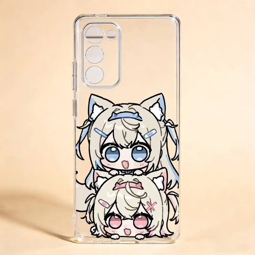 Fuwawa Abyssgard  Phone Case For Samsung Galaxy S24 S25 S23 S22 S21Transparent Case Cover