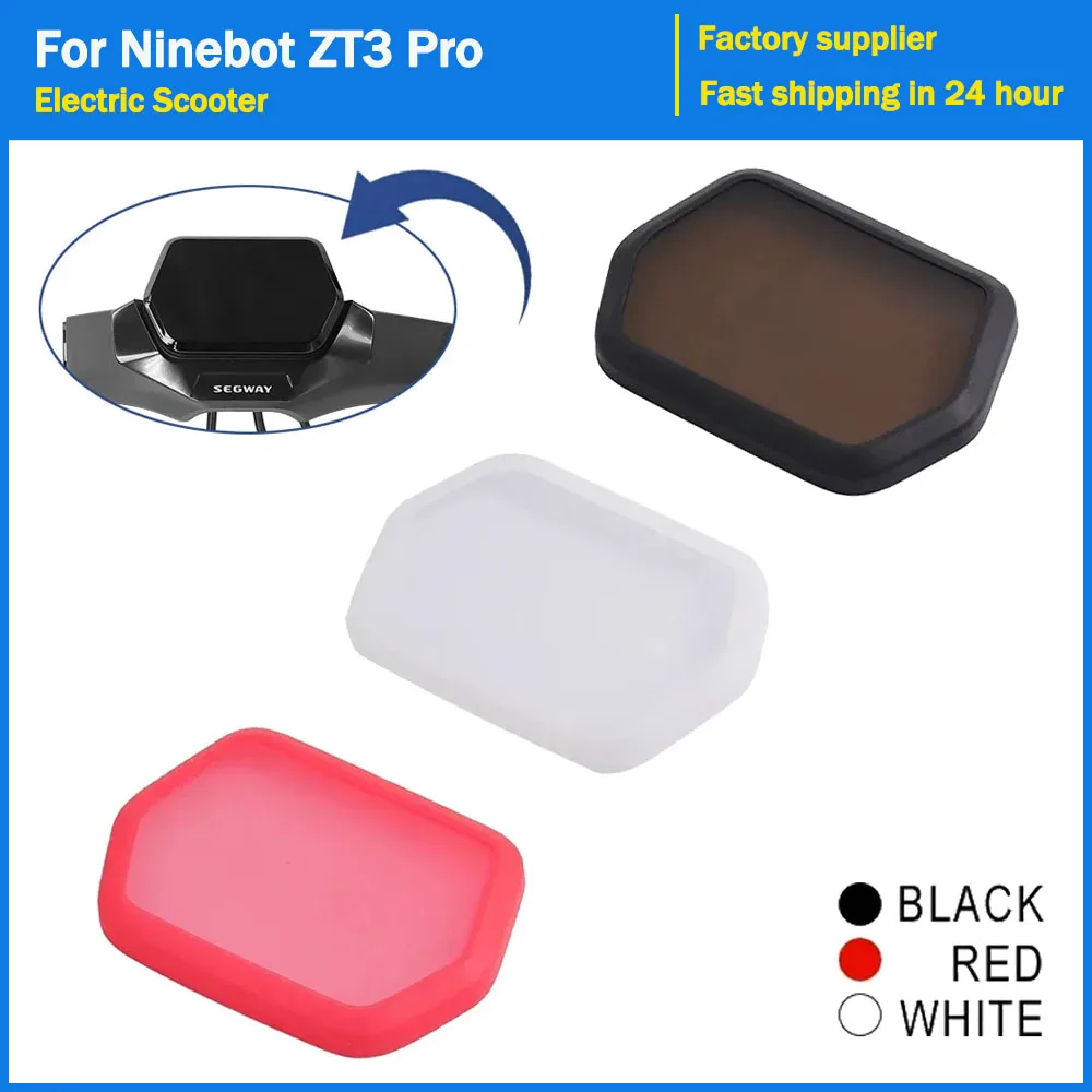Electric Scooter Waterproof Silicone Protective Cover for Ninebot ZT3 Pro Kickscooter Dashboard Display Screen Protection Case