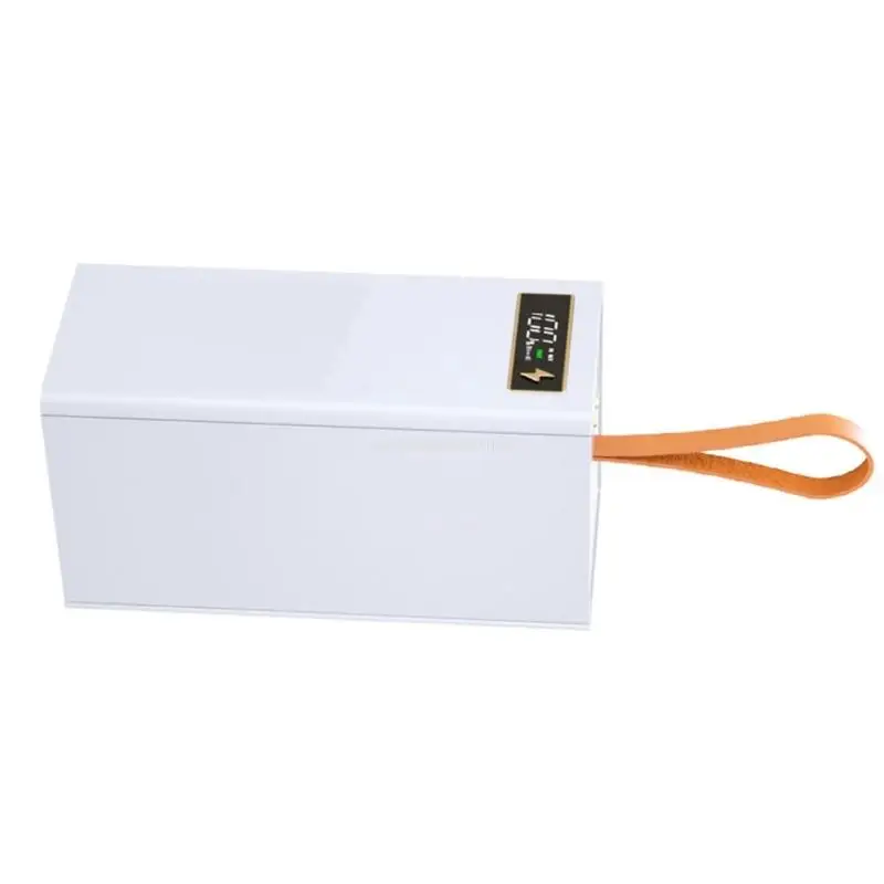 DIY Power Box 40x18650 Battery Pack with LED Lighting and Advanced Charging Protocols Detachable Battery Case