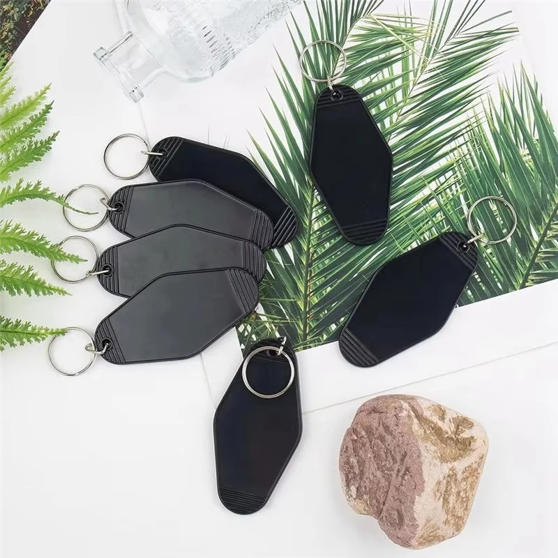 1pcs Motel Keychain Blanks Vintage Motel Keychains Blank Keychain For Vinyl DIY Crafting Keychain-New
