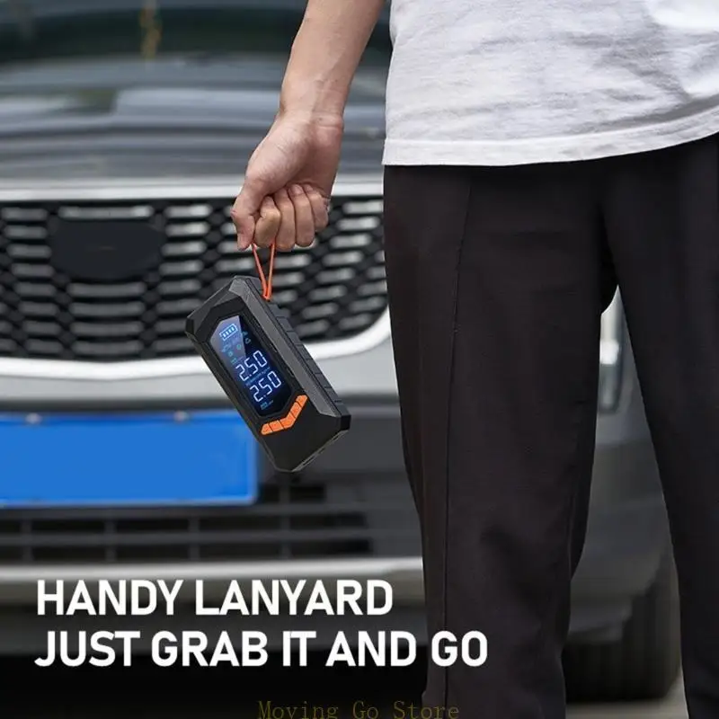 

B5XD -велосипедный автомобиль стартовые устройства стартеры Dript Lecking Digital Tire Infator, со светодиодным светом для с в