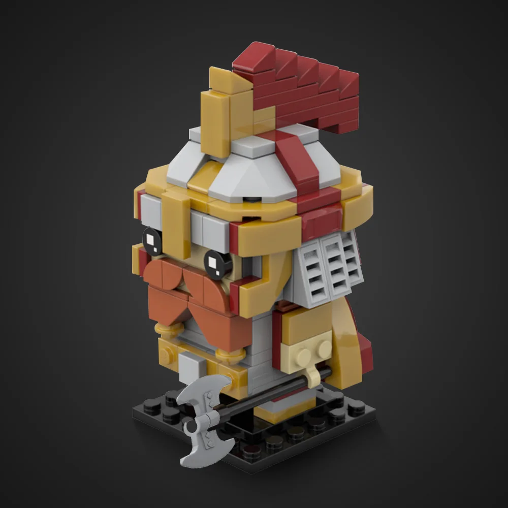 MOC DainS IronfootS Brickhead اللبنات نموذج The Ringss فيلم عمل شخصيات الطوب لتقوم بها بنفسك تجميعها لعبة الأطفال هدية