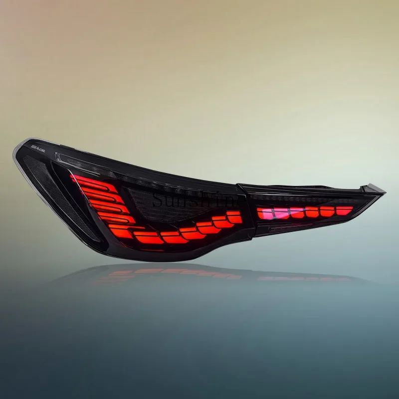 LED tail light assembly 20-23 modified dragon scale dynamic LED running water tail light