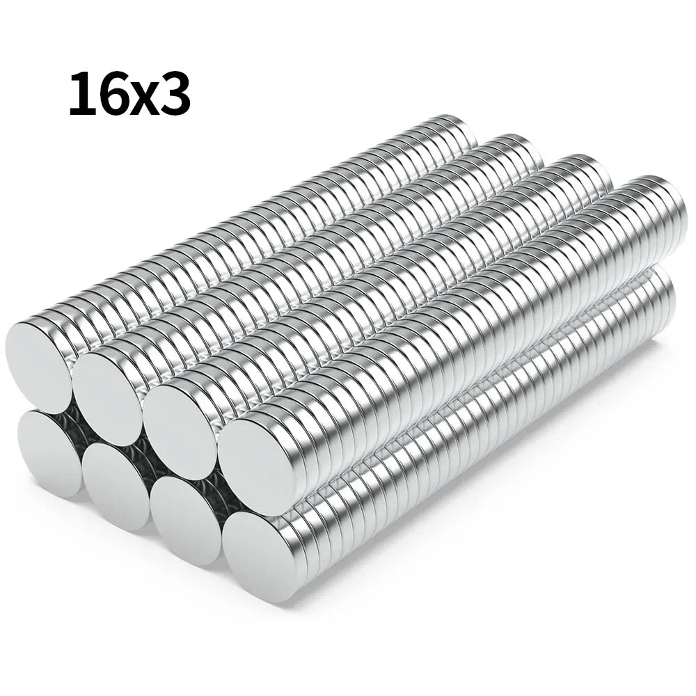 16x3mm N35 Super Strong Neodymium Magnet Round NdfeB Powerful Permanent Magnetic imanes Refrigerator Magnets 16*3