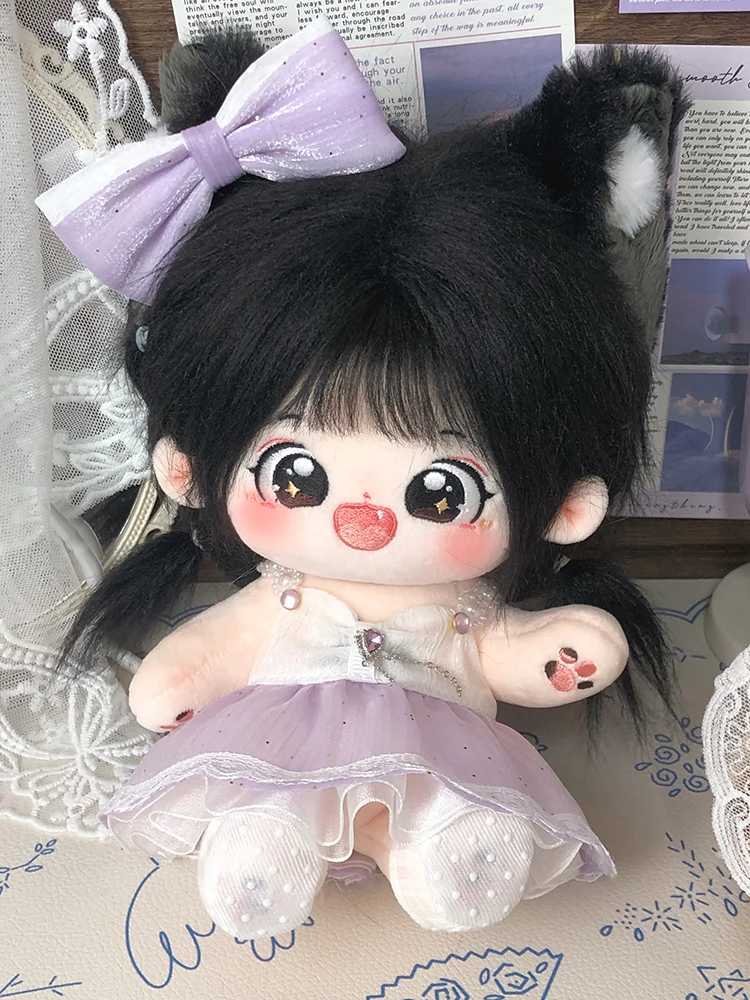 【Fairy Ballet Doll】7.87inch Cotton doll clothes 20cm female doll dress princess dress