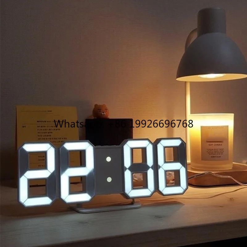 

CP120 Upgrade Adjustable Acrylic Silent Art Decor Light UpWholesale 3D Wall Clock