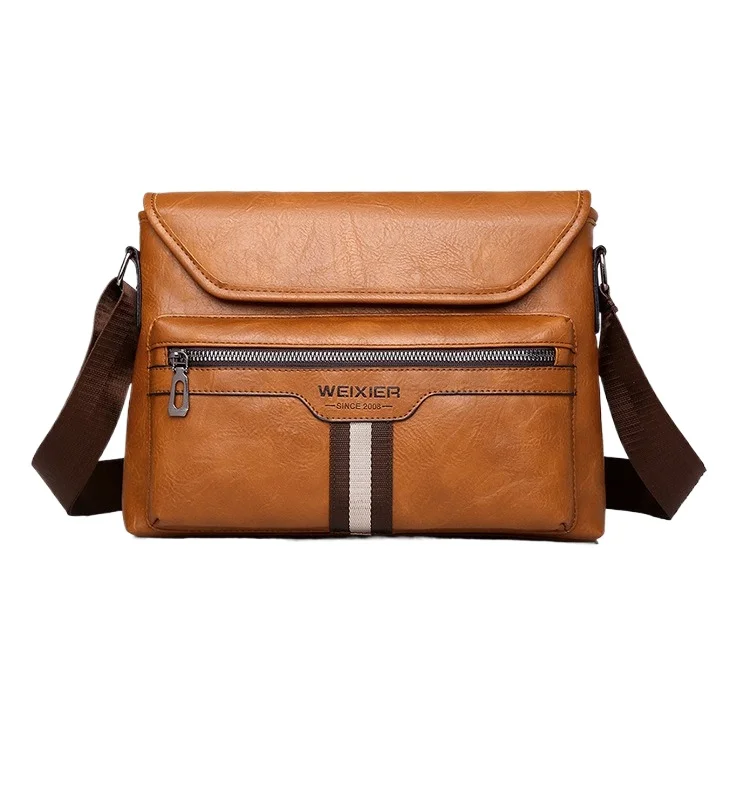 New Minimalist Men's Single-shoulder Bag, Fashionable Large-capacity Crossbody Bag, Casual Outdoor Water-resistant Crossbody Bag