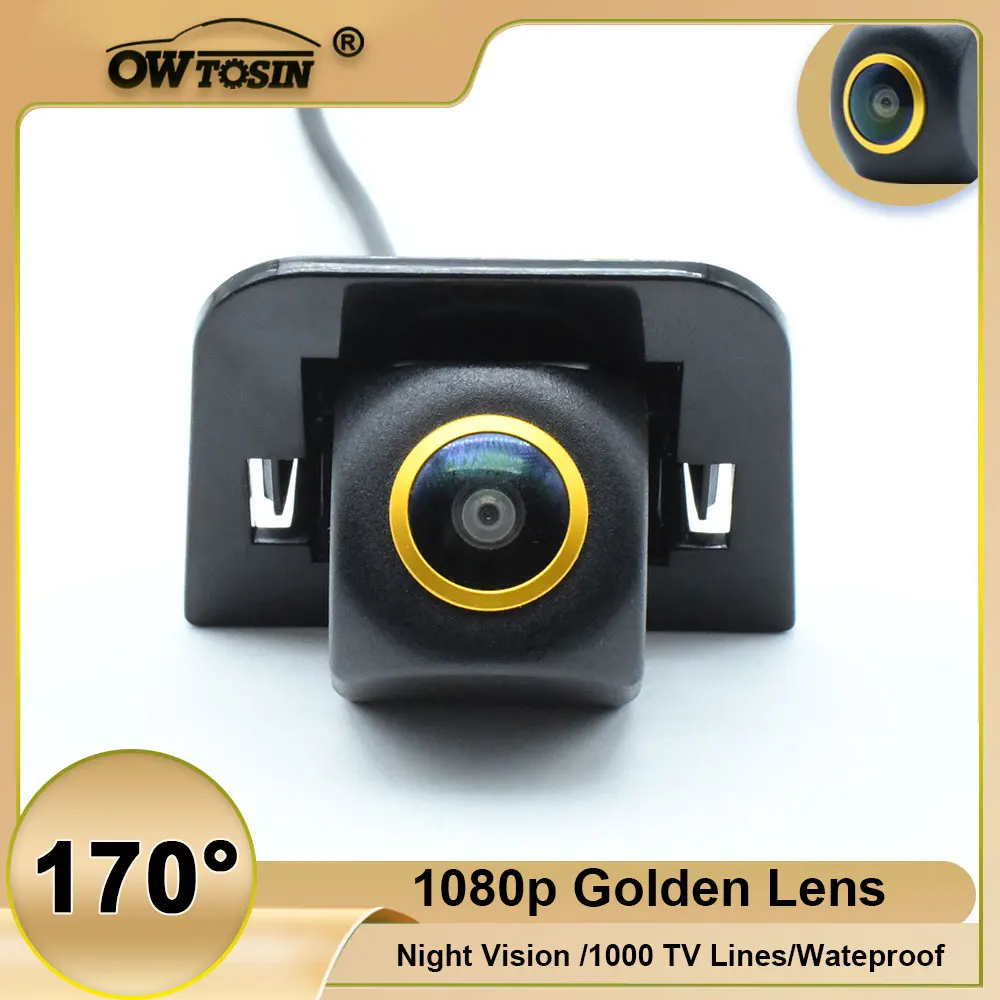 

CVBS/AHD Vehicle 1080P 170° Golden Lens Rear View Camera For Toyota Prius /Prius Alpha 2009 2010 2011~2015 Reverse Car Camera