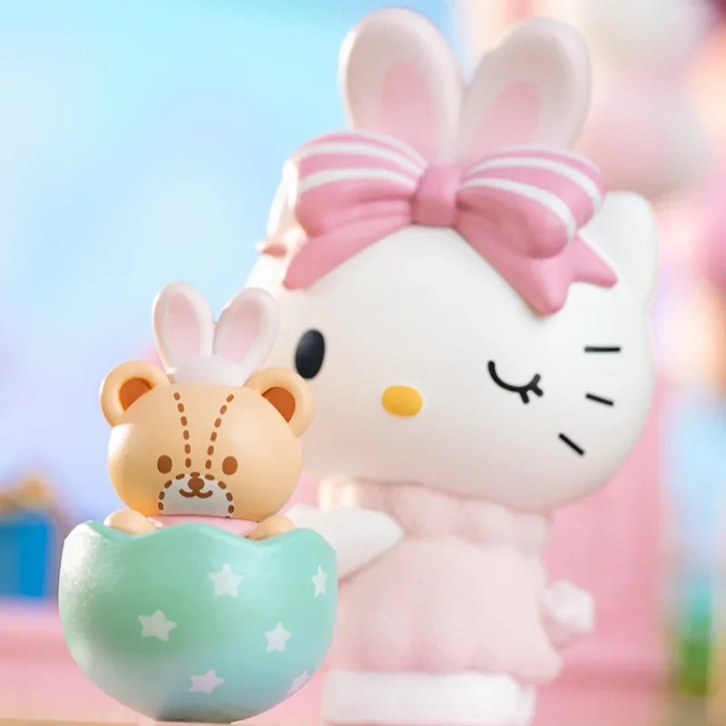 Boîte ennemi de la série Hellokitty Sweetheart, compagnon en coton, jouets surprises, décoration au beurre faite à la main, figurine d'anime, cadeau d'anniversaire pour fille