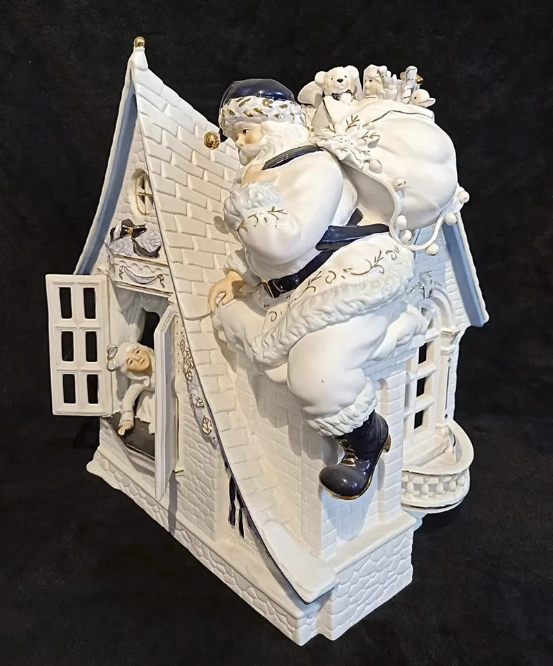 Santa Claus House Creative High-end Ornament