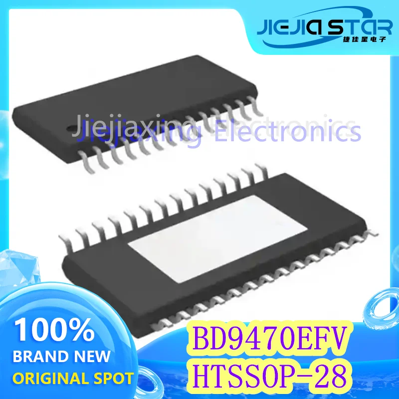 Original HTSSOP-28 Pin LCD Chip Electronics, BD9470EFV-E2, BD9470EFV, 100% Brand New, Imported, 2 Pcs