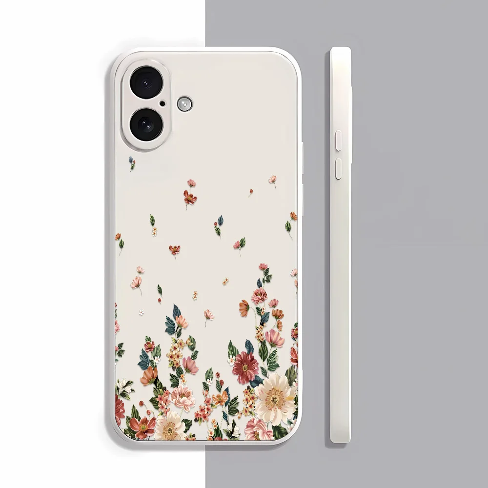 

Модный чехол для телефона с цветочным узором для iPhone 17 Pro Max/17 Pro/17/16/16 Pro/15/14/13/12/11/Pro/Plus – Эстетичный подарок для друзей