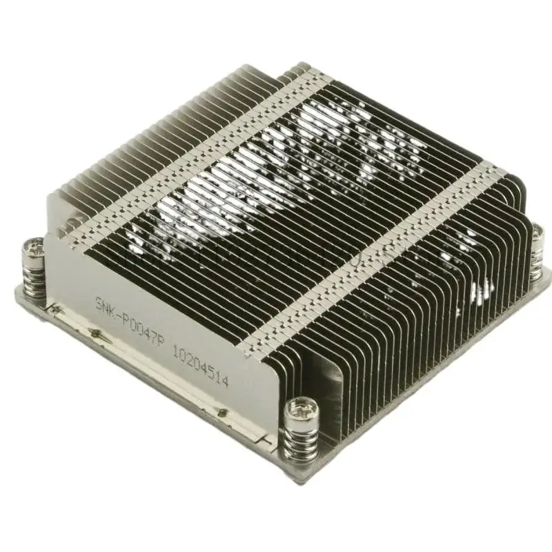 

€ SNK-P0047PF SNK-P0047P 1U Passive CPU Heat Sink Socket LGA2011 For SuperMicro Radiator =/
