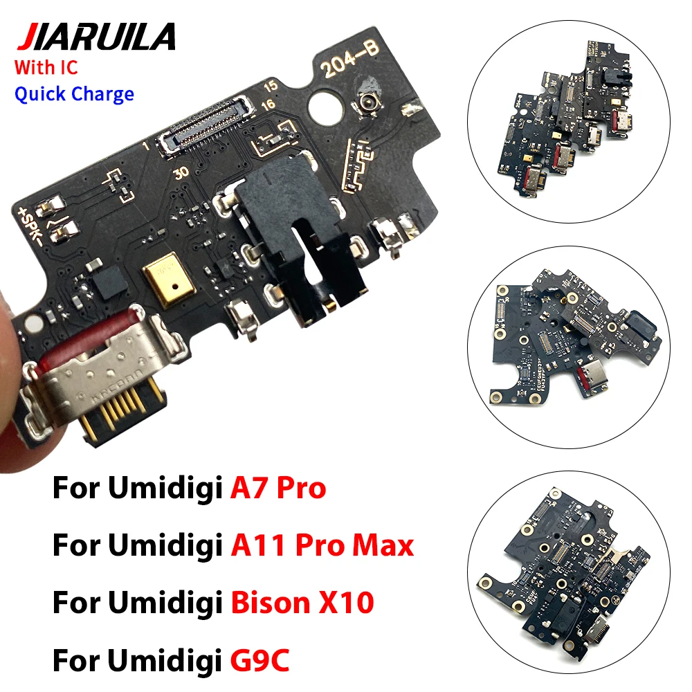 New For Umidigi A7 Pro A7S A9 Pro A11 Pro Max Bison Pro G9 Power 5 USB Port Charger Dock Plug Connector Charging Board Flex