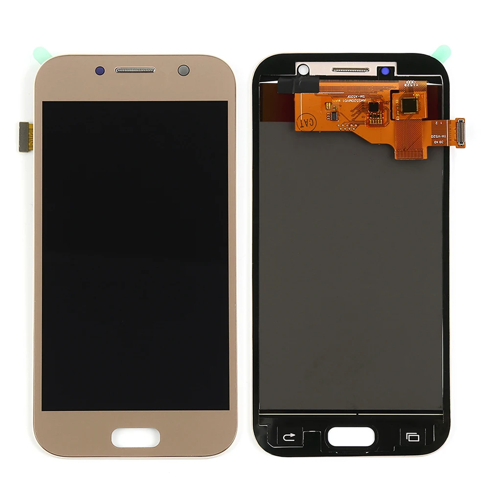 AMOLED For Samsung Galaxy A5 Lcd Display Touch Screen Digitizer Assembly A5 2017 A520 A520F SM-A520F A5 2016 A510 Repair