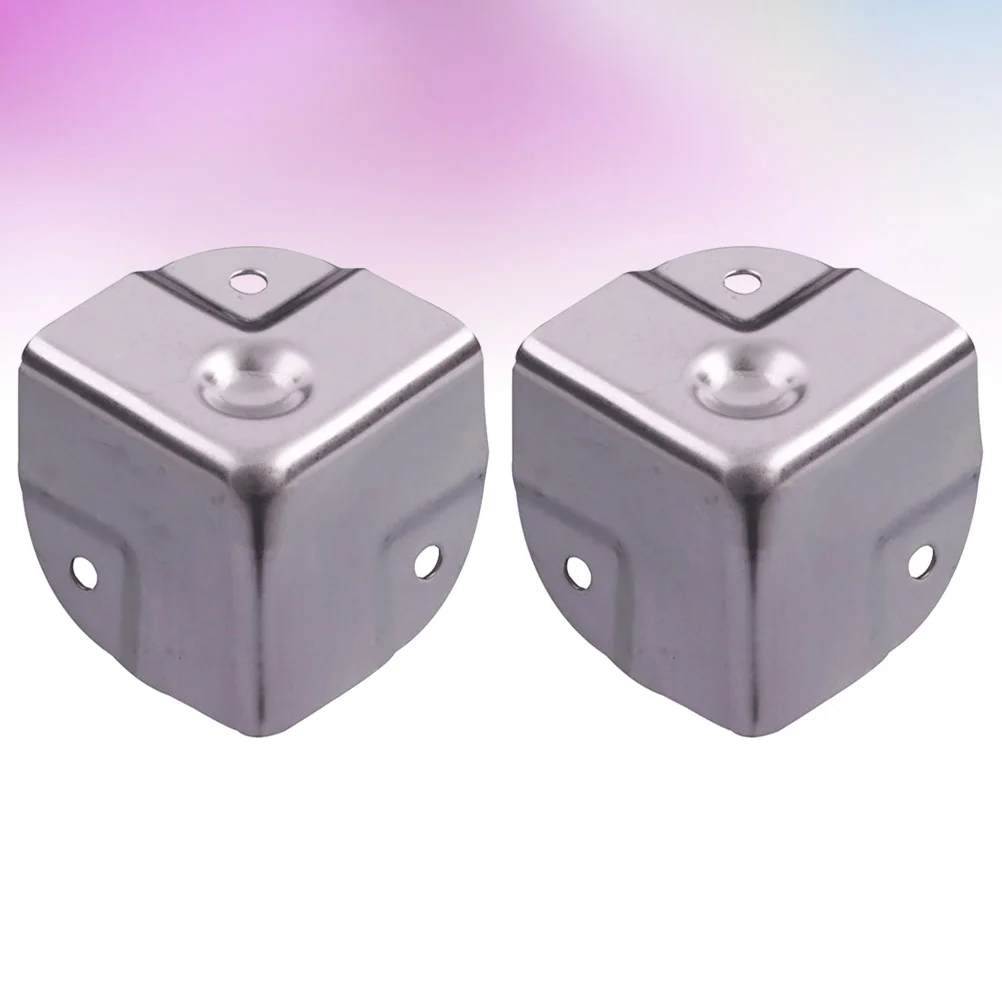 Protection d'angle de Table en acier inoxydable, 4 pièces, Style rétro élégant, Durable et pratique pour la décoration et la Protection des meubles