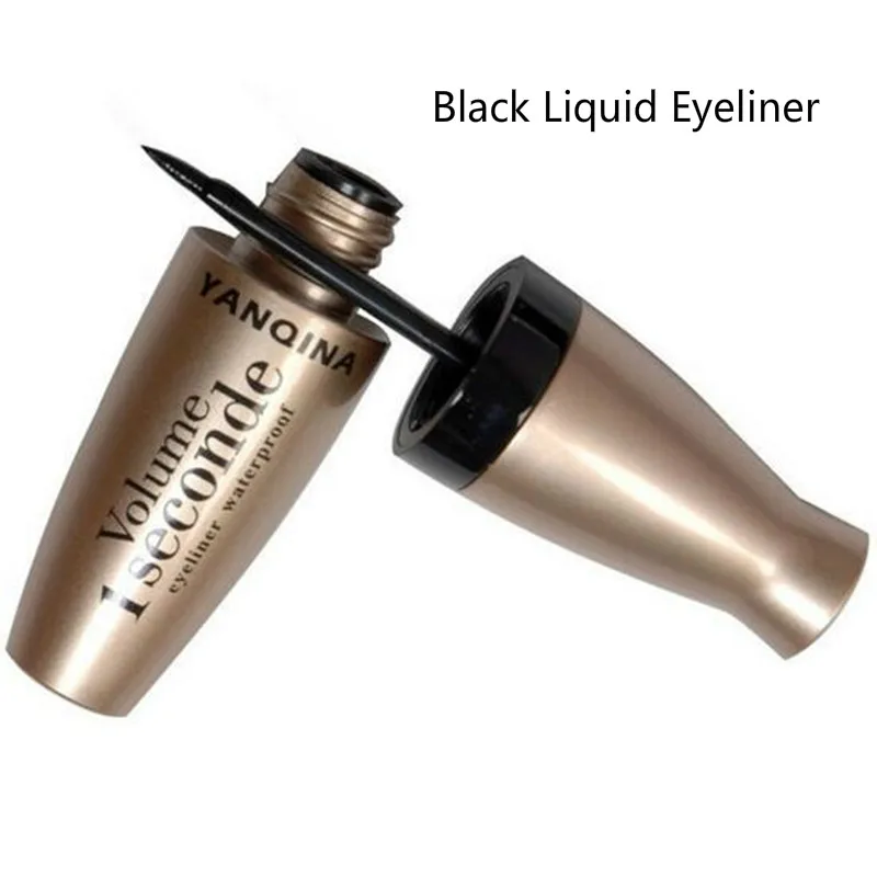 1pc Black Brown Liquid Eyeliner Pencil Soft Smooth Hard Head Waterproof Long Lasting Quick Drying Eye Liner Pen