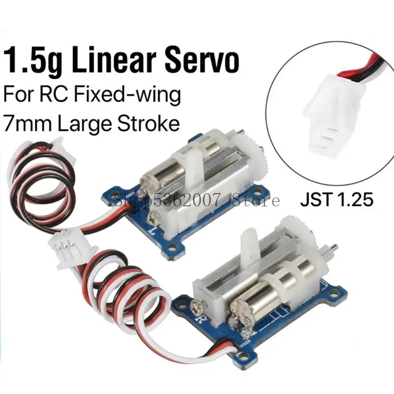 1 쌍 1.5G 선형 모션 서보 gs1502 JST1.25 커넥터 소형 수신기를위한 평행 모터 40JB.