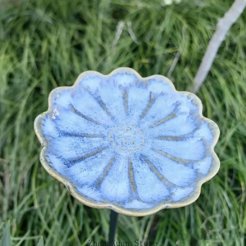 Besucher-Wasserstelle Freien mit Blumenschale, Keramik-Goggas-Bewässerungsstation 3XUF – Detail 5