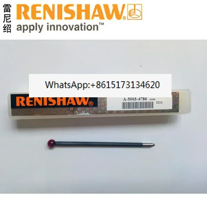 Renishaw UK three coordinate measuring needle A-5003-4786 probe Ruby probe