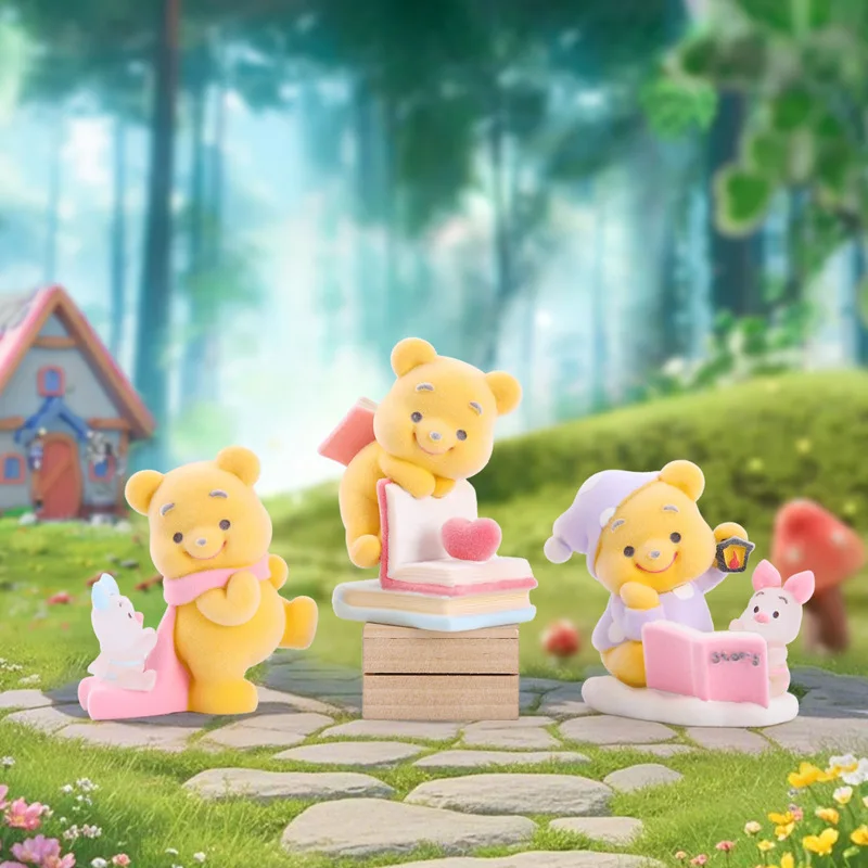 جديد نيني سر Realm Fugitive Good Bear Plucked صندوق أعمى الرسوم المتحركة ويني ذا بوه دمية الحلي صندوق مفاجأة هدية المهرجان #3