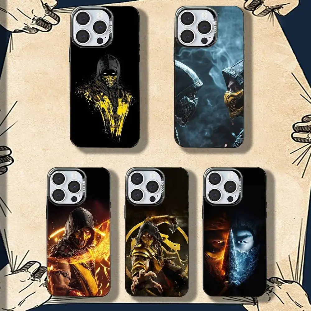 

M-Mortals Game K-Kombat Phone Case For iPhone 16,15,14,13,12,11,8,7,Pro,Max,Plus,Mini,XS,SE Shockproof Matte Cover