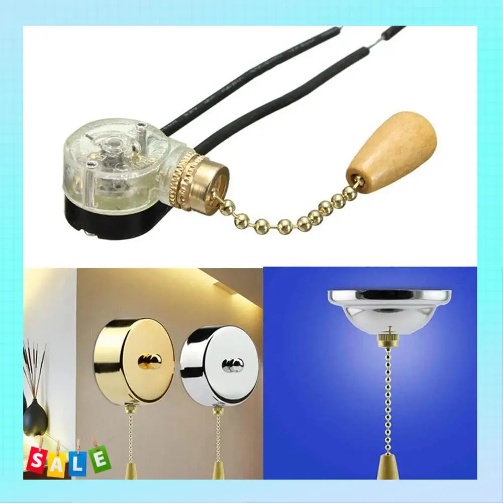 

A56X 10 шт. настенный светильник, домашний потолочный вентилятор, лампа, потолочный вентилятор, настенный светильник, сменный переключатель на цепочке