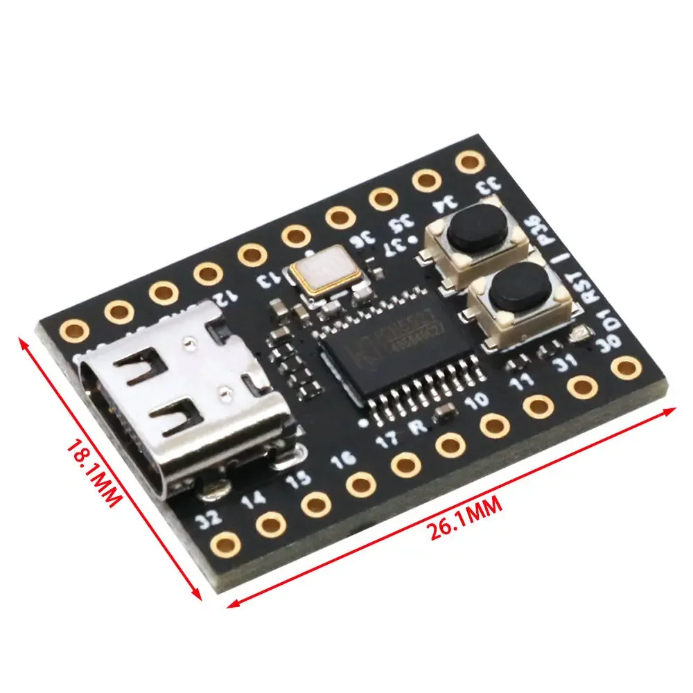 CH552 Mini Core Development Board – Type-C USB MCS51 Learning Module for Arduino & 8051 Minimum System