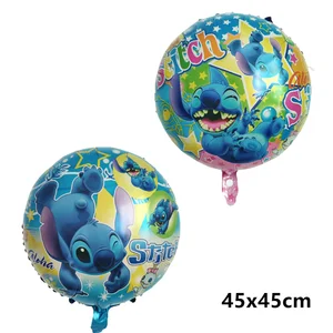 Disney-Lilo và Stitch chủ đề Dành biểu sinh Balloon Trang trí, bản vẽ, bóng bay heli, đồ tắm cho trẻ em, quà tặng trẻ em 6 Bộ Baloes Baloes chính bộ - 1
