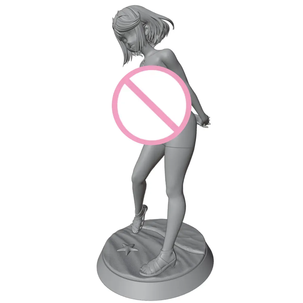 75/100/120/150mm Sexy Girl Resin Model Kits GK Miniature 3D Printed Gray Model Figurine DIY Doll Model Unassembled And Unpainted view 2
