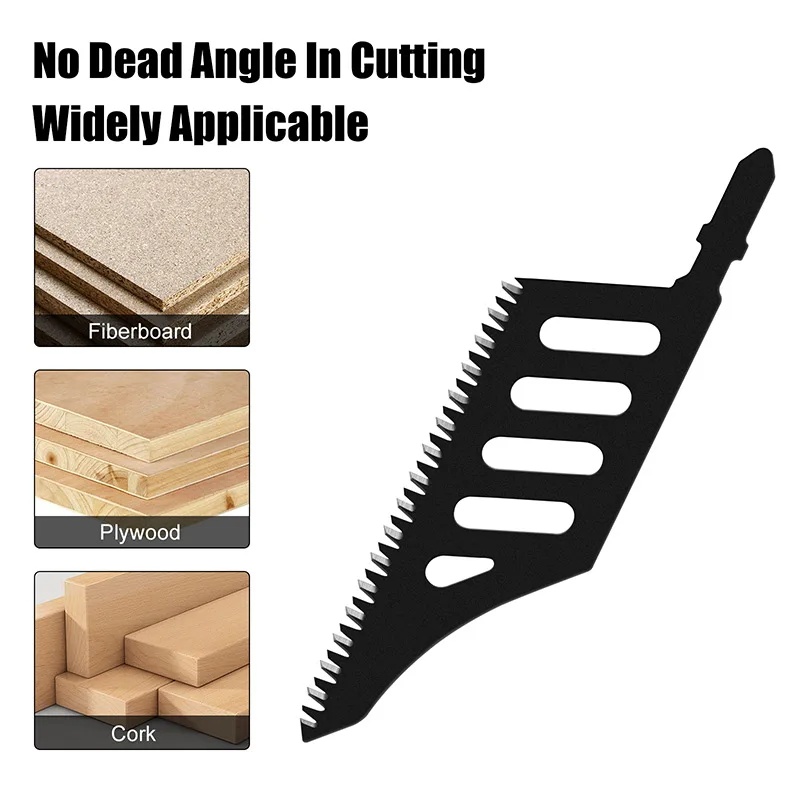 1/3/5PCS Jigsaw Blade Extra Long Heavy Duty Scroll Saw Blades T-Shank Fine Coarse Teeth for Wood Aluminum Tight Spaces Accessory