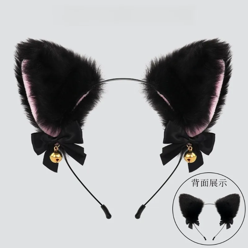 ZOETOPKID 3Pcs Halloween Cats Ear Tail Paw Dress Up Costume Set Animal Costume Accessories Halloween Role Play Suit