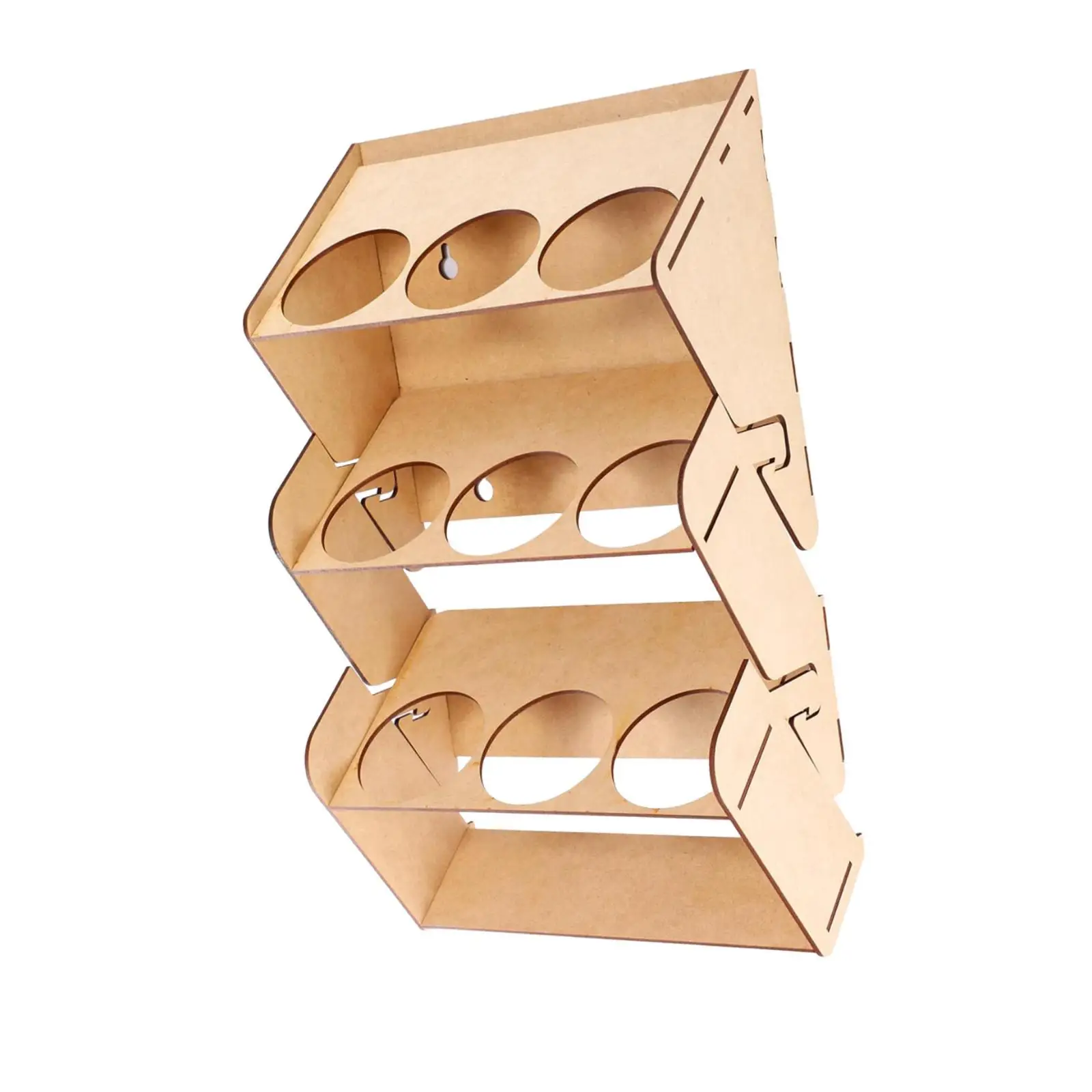 Spray Paint Storage Holder Wood Wall Mount Shelf Heavy Duty Aerosol Can Rack 9 Slot Organizer for Home Shop