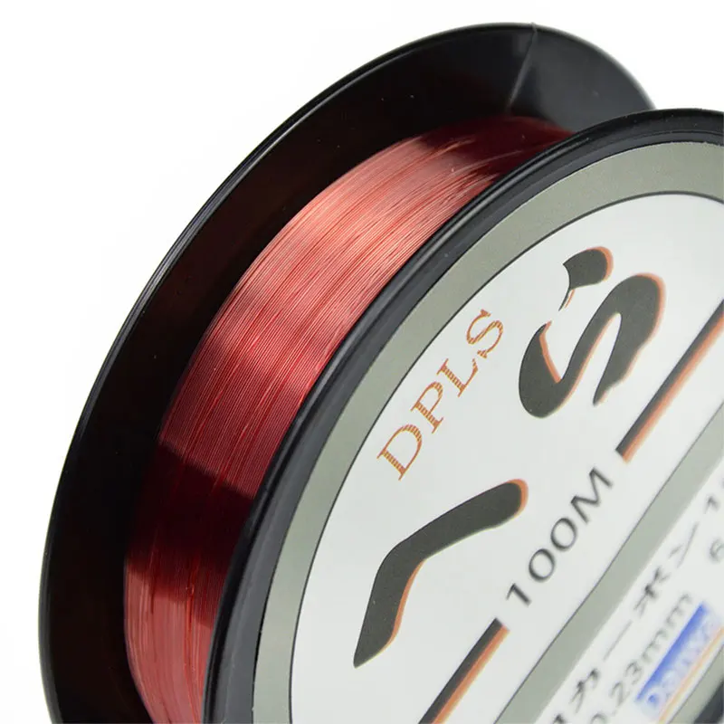 100M Fluoride Compound Fishing Line Carbon Fiber Collar Front Line Flying Fishing Line Fishing Line Fishing