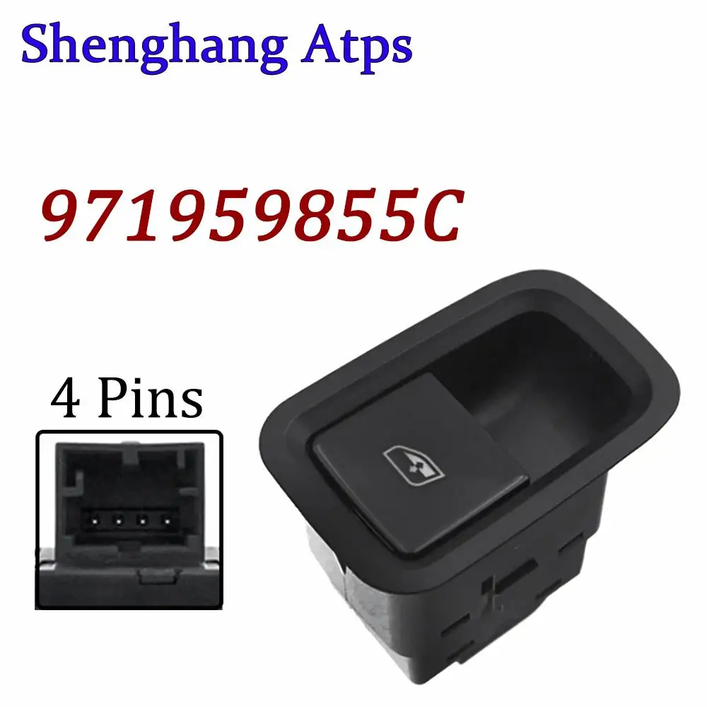 Electric Passenger Power Window Switch Door Glass Lifting Button 971959855C 971 959 855 C For Porsche Taycan Panamera Cayenne