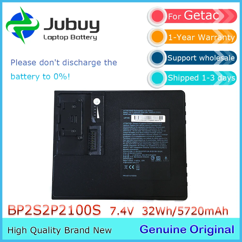 BP2S2P2100S 7.4V 32Wh Original Laptop Battery for Getac T800 G2 Rugged Tablet PC 441122100002 242122100002