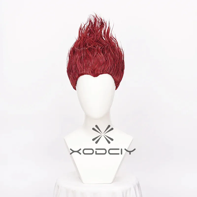 

ff34Anime Hunter Hisoka Morow Короткие оранжевые синтетические волосы Comic Con Ролевая игра Реквизит для косплея + шапочка для парика